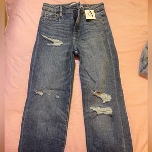 HIDDEN Tracey High Rise Straight Jeans